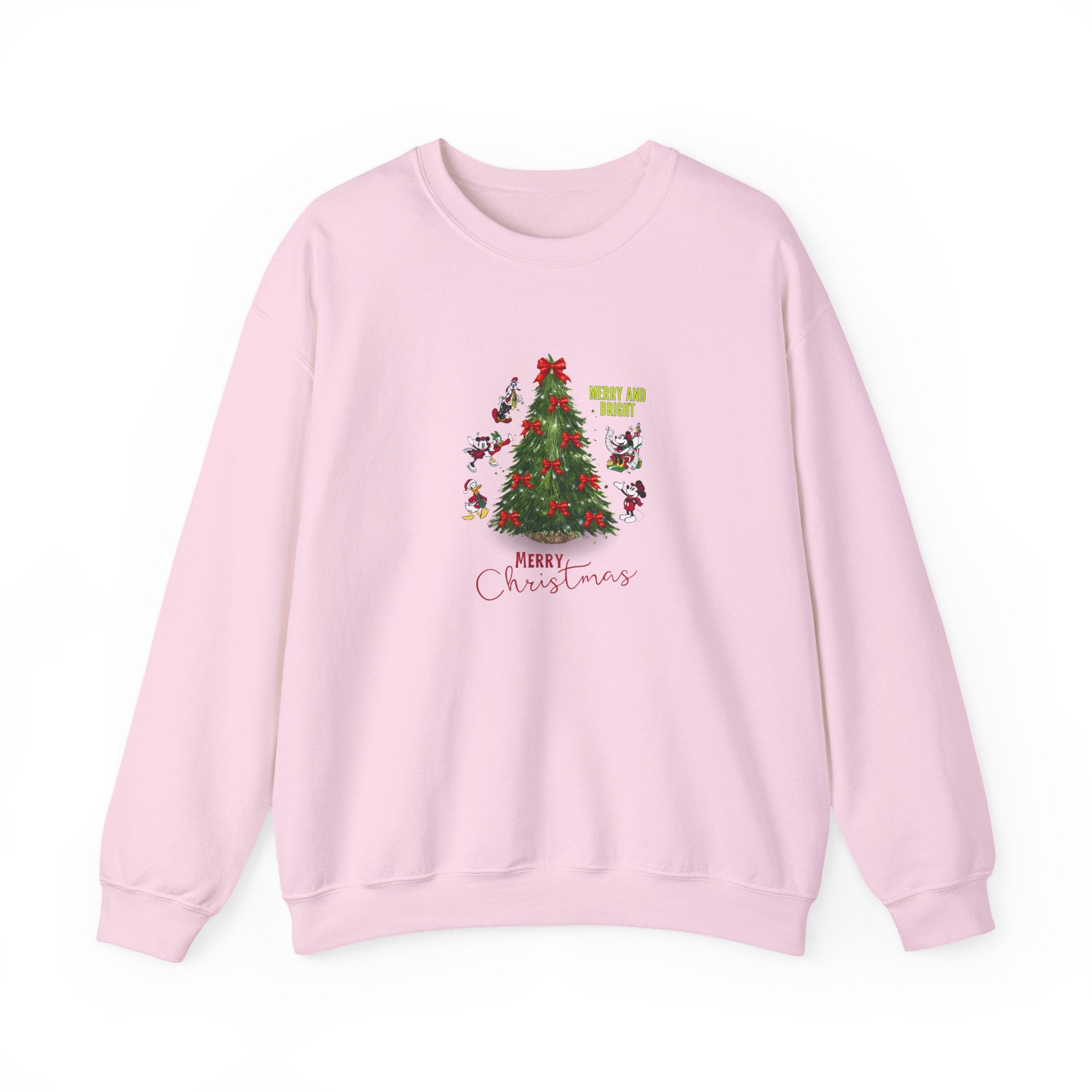 Merry and Bright with Mickeys Sweatshirt