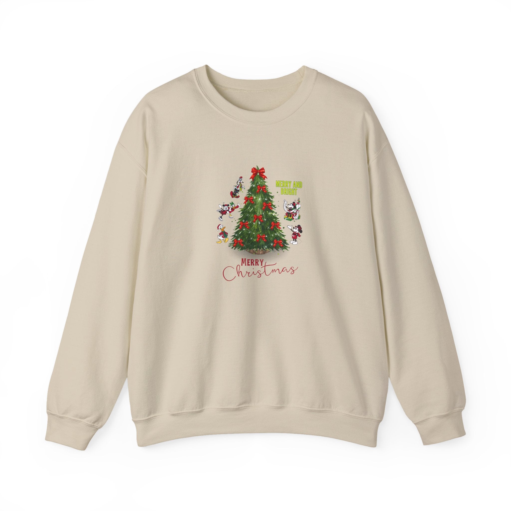 Merry and Bright with Mickeys Sweatshirt