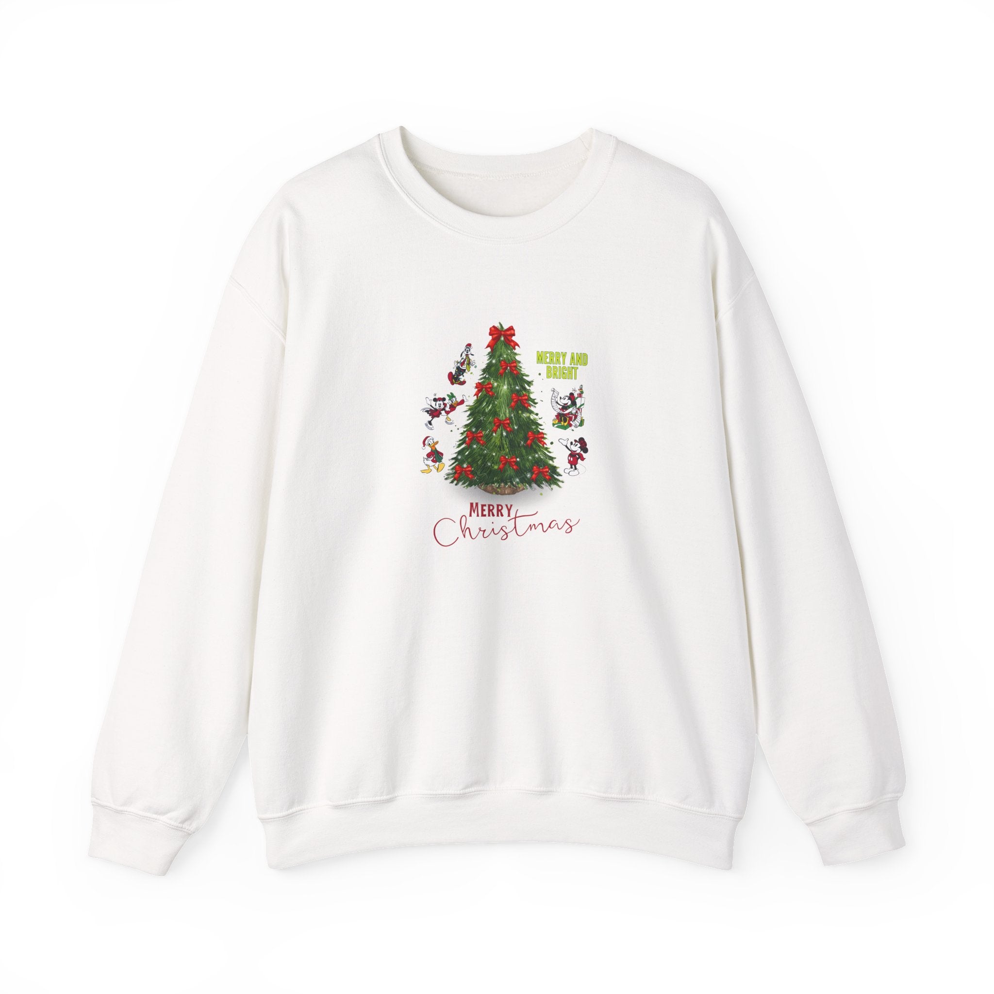 Merry and Bright with Mickeys Sweatshirt