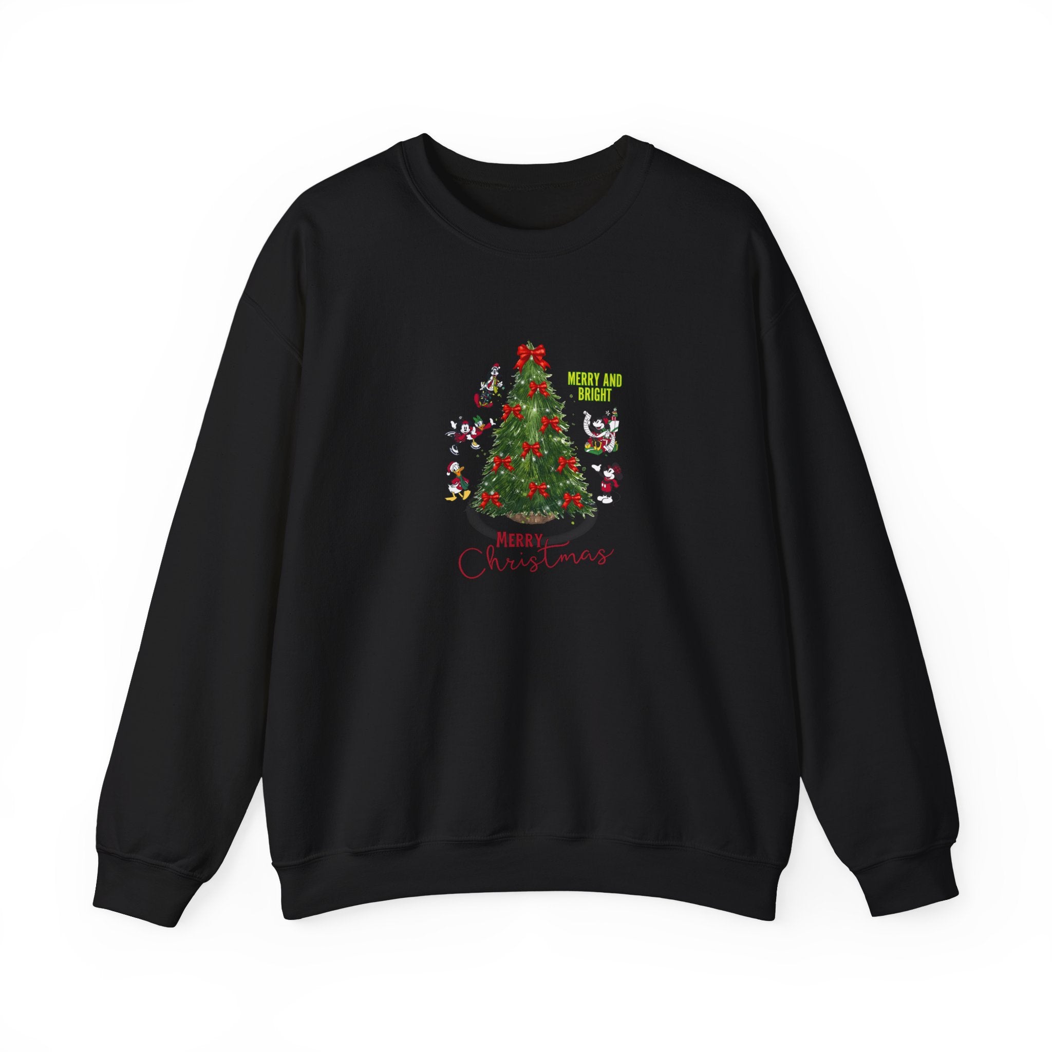 Merry and Bright with Mickeys Sweatshirt