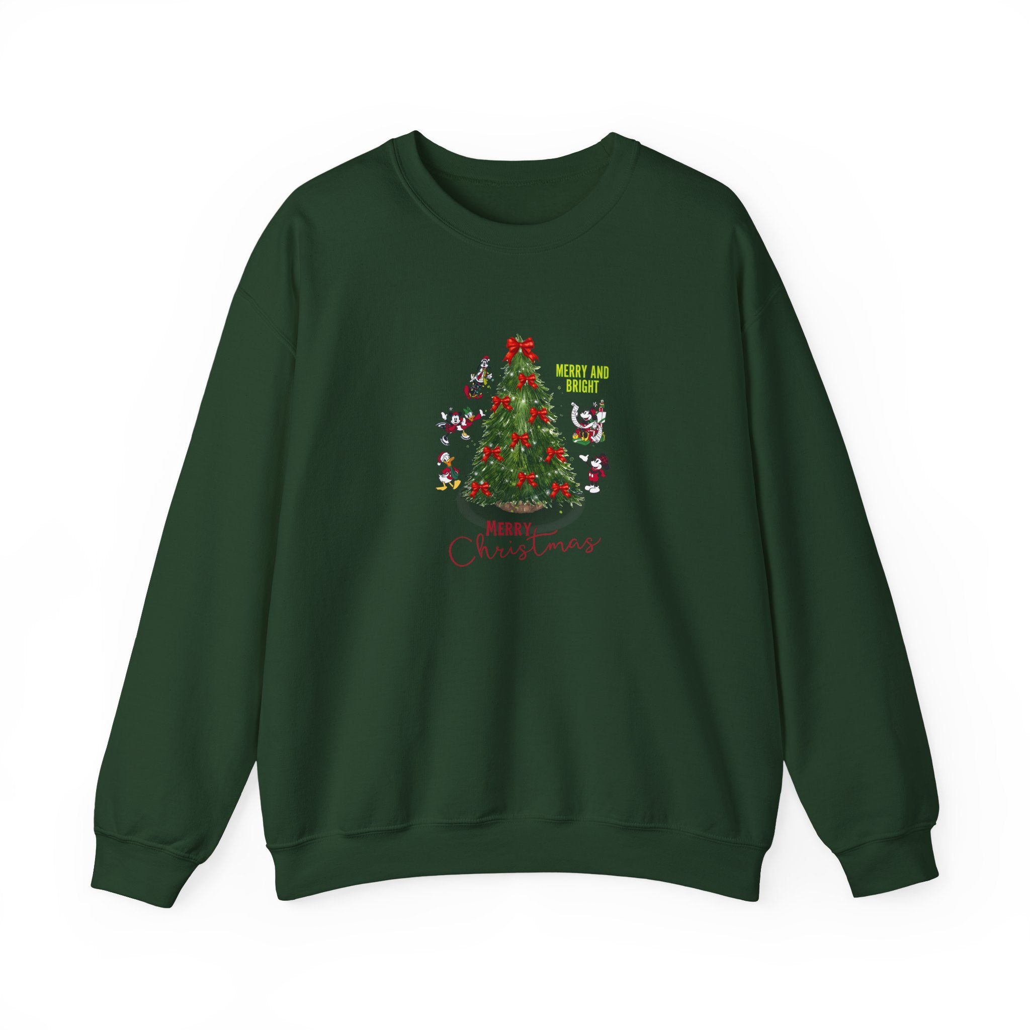 Merry and Bright with Mickeys Sweatshirt