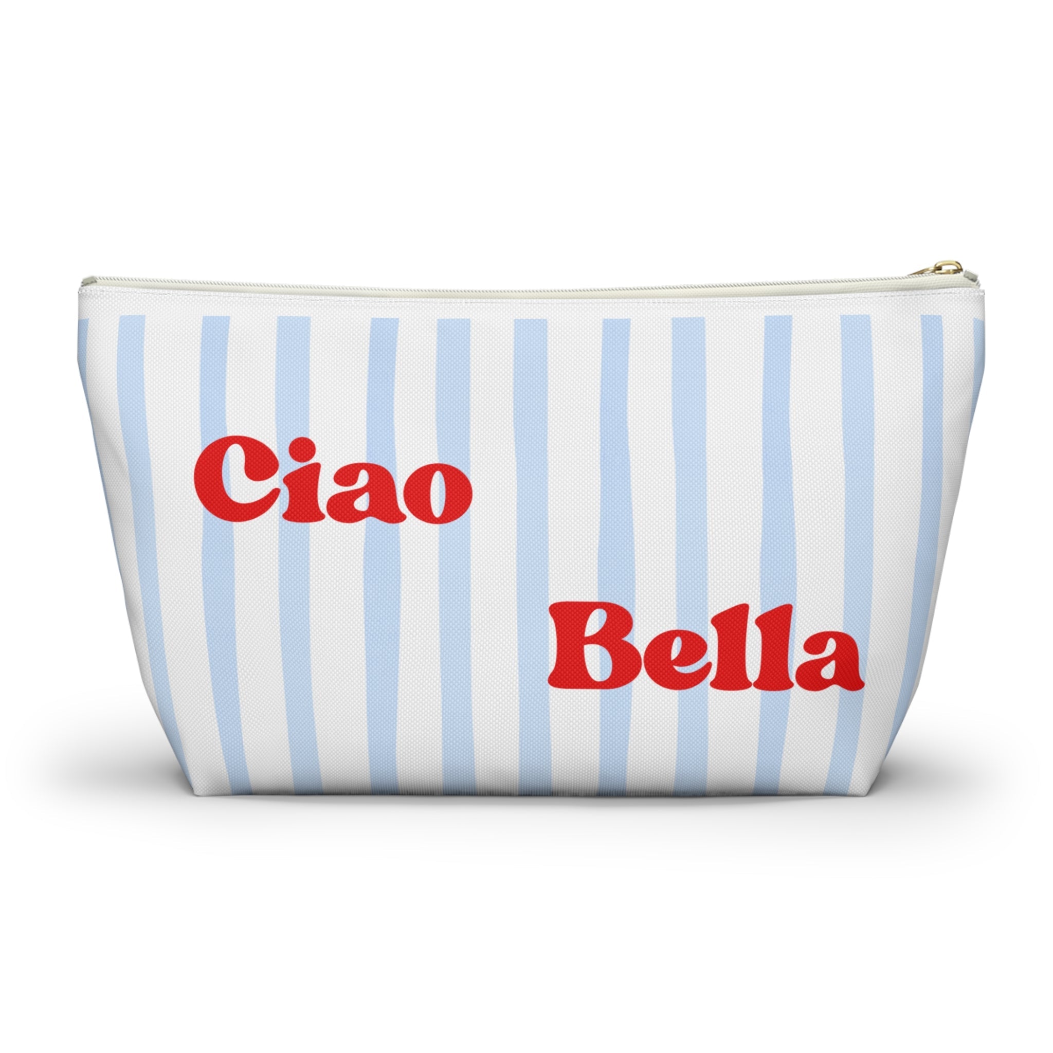 Summer beach aesthetic cosmetic bag with bikini design