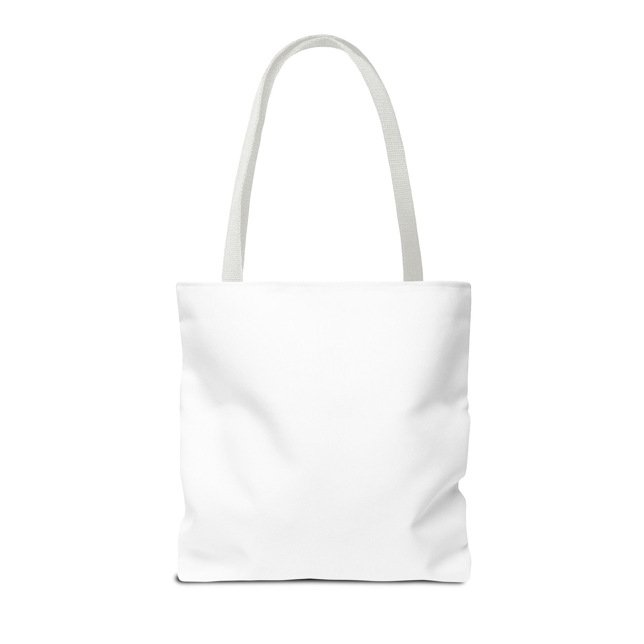 Modern typography tote bag featuring In My Cozy Era and A Bag Full of Dreams text, minimalist polyester tote
