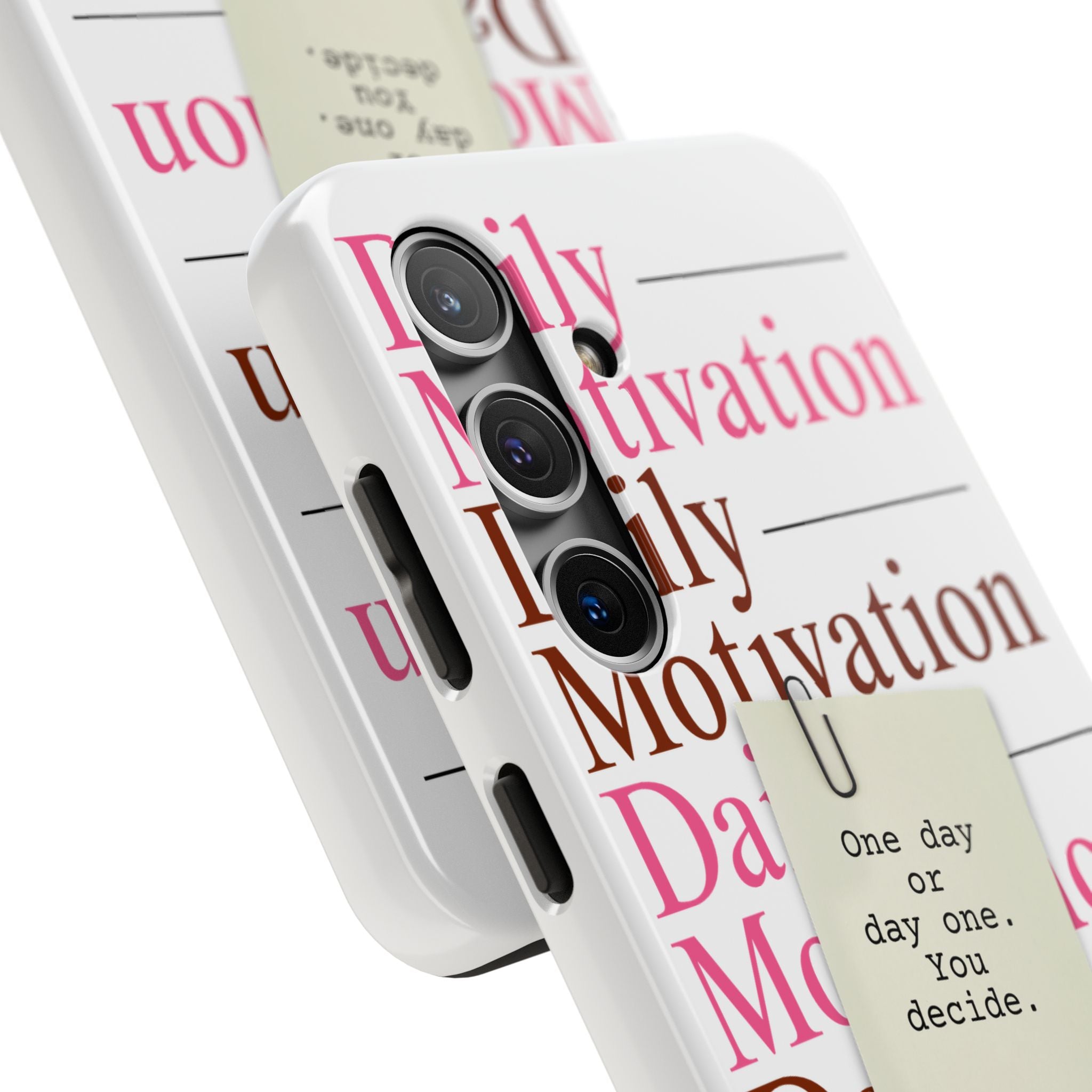 Neutral aesthetic inspirational phone case for women