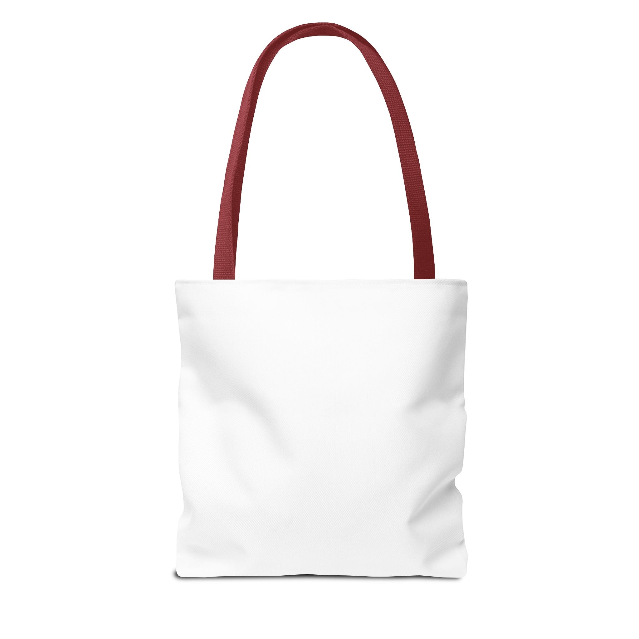 Inspirational tote bag with alternate handle color option, Everyday Glow minimalist tote