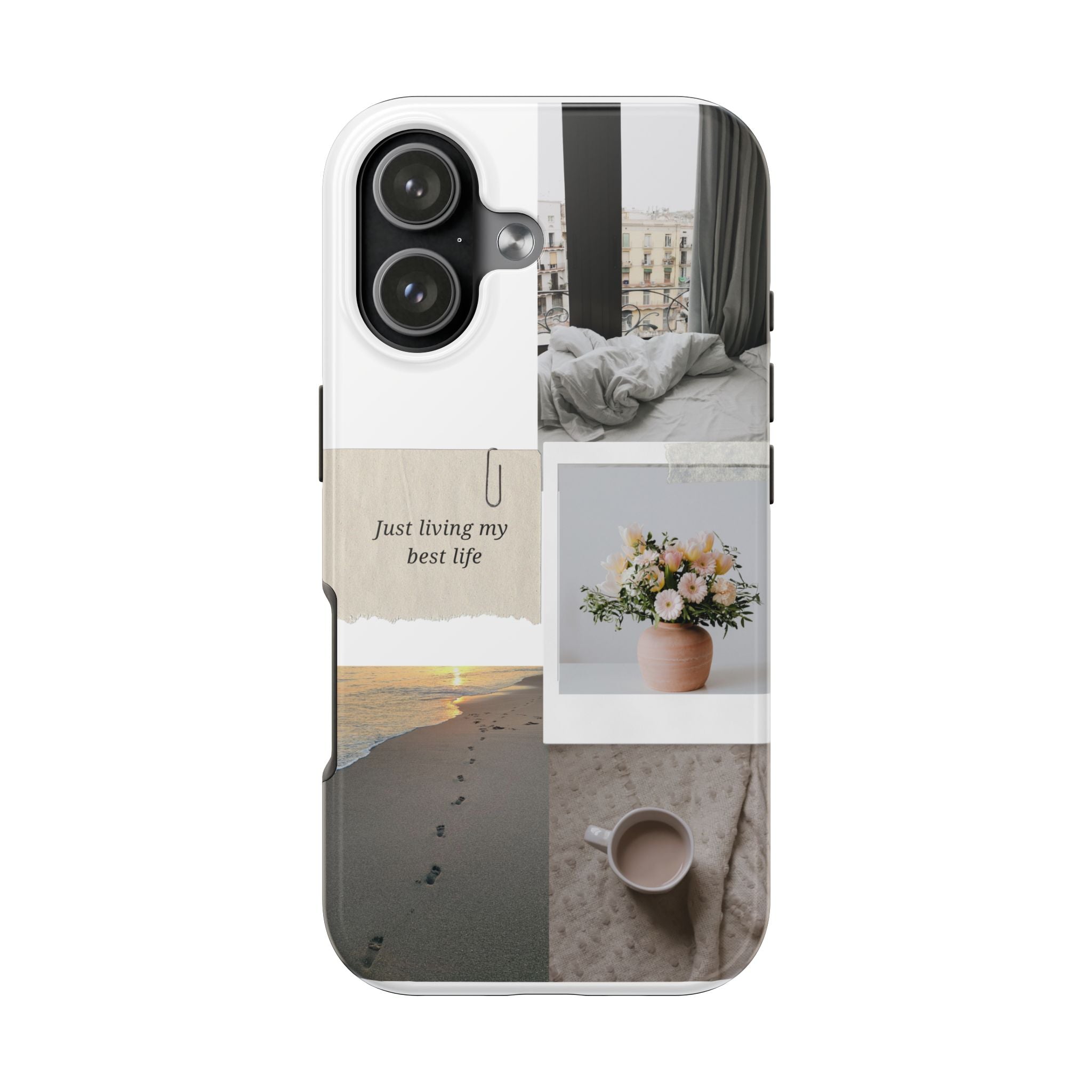 Inspirational lifestyle collage Galaxy phone case