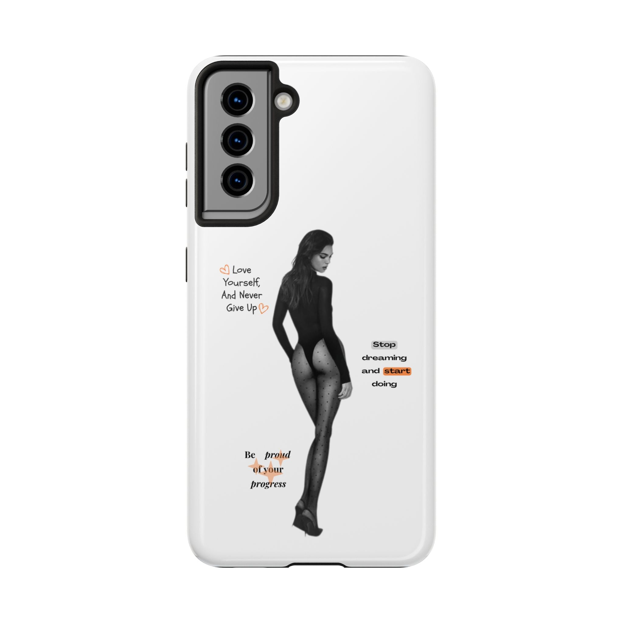 Confidence themed inspirational phone case cover