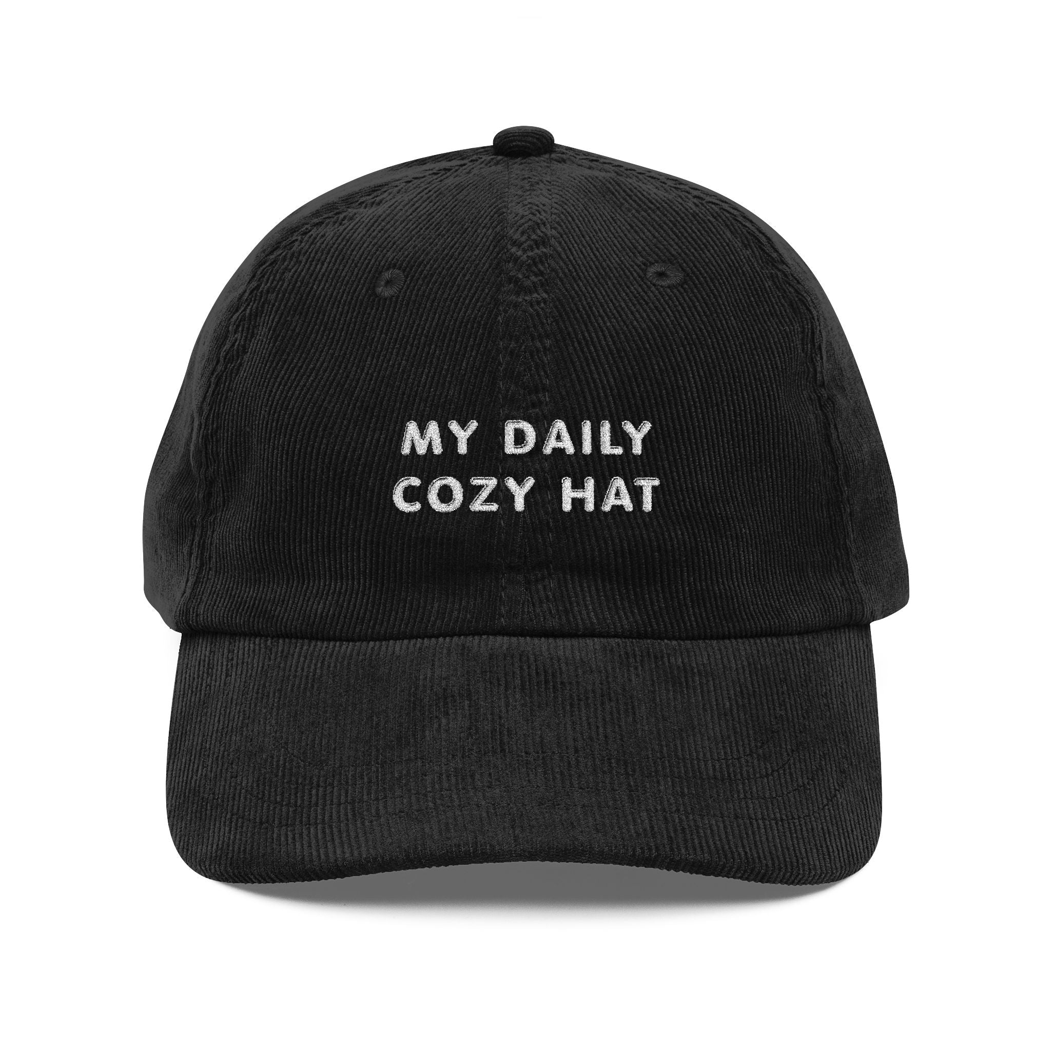 Casual corduroy dad cap for everyday wear for unisex