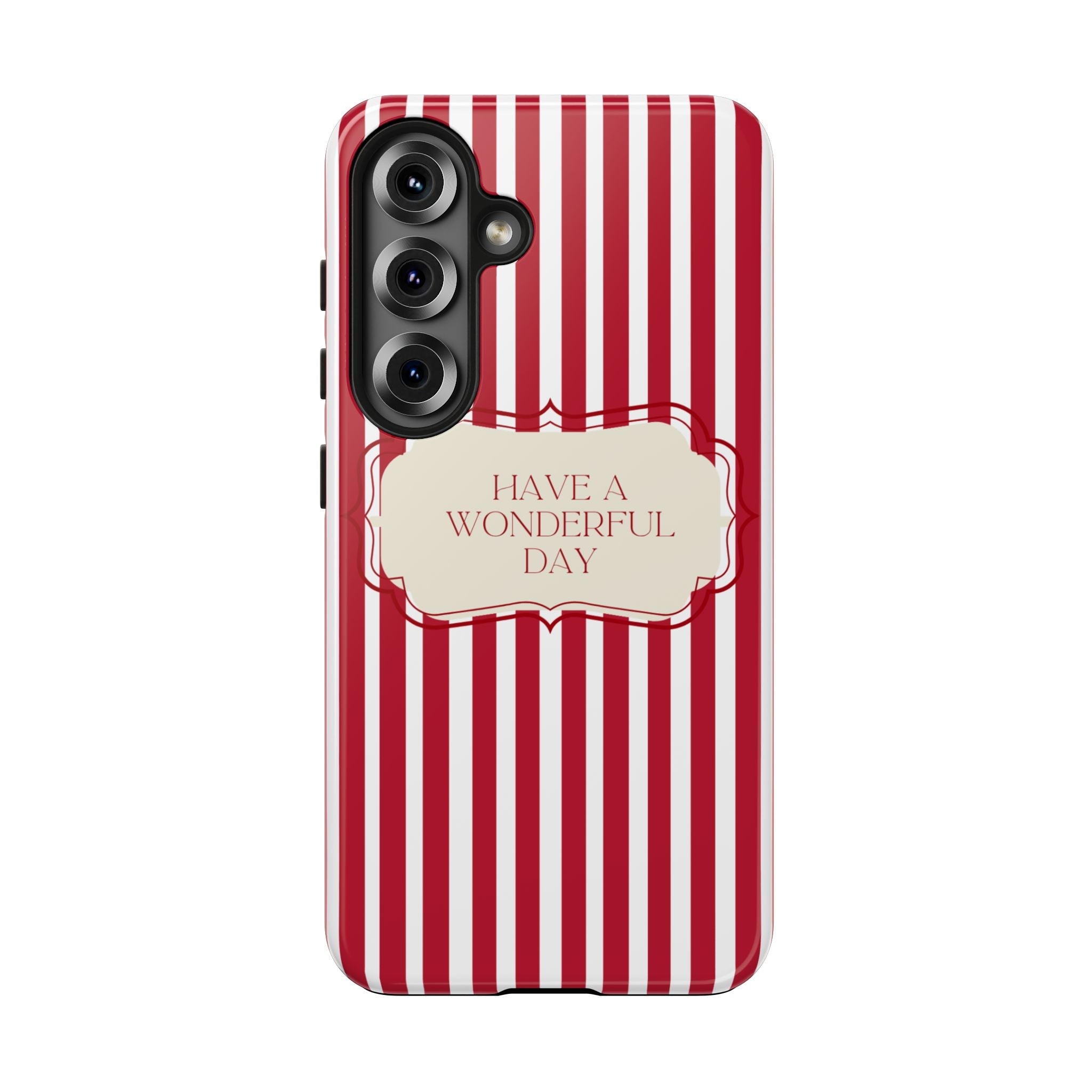 'Trendy vintage striped phone case for everyday use