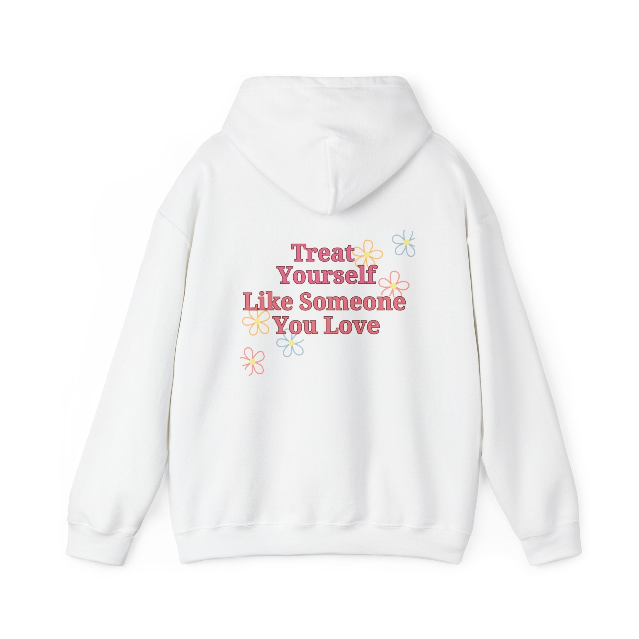 Relaxed fit self love hoodie made for everyday comfort