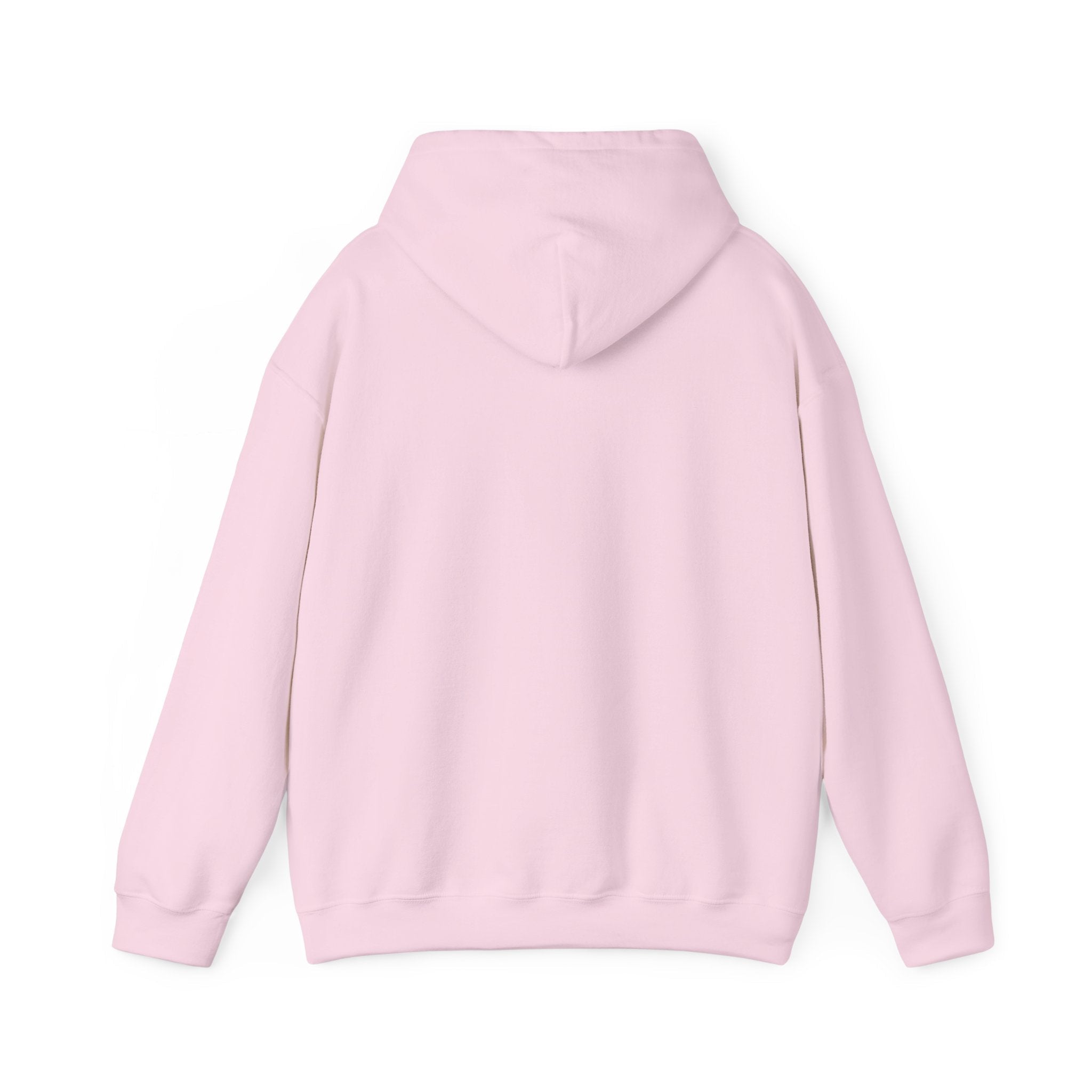 Pastel Valentine Social Club hoodie showing modern script typography and hand-drawn heart illustration