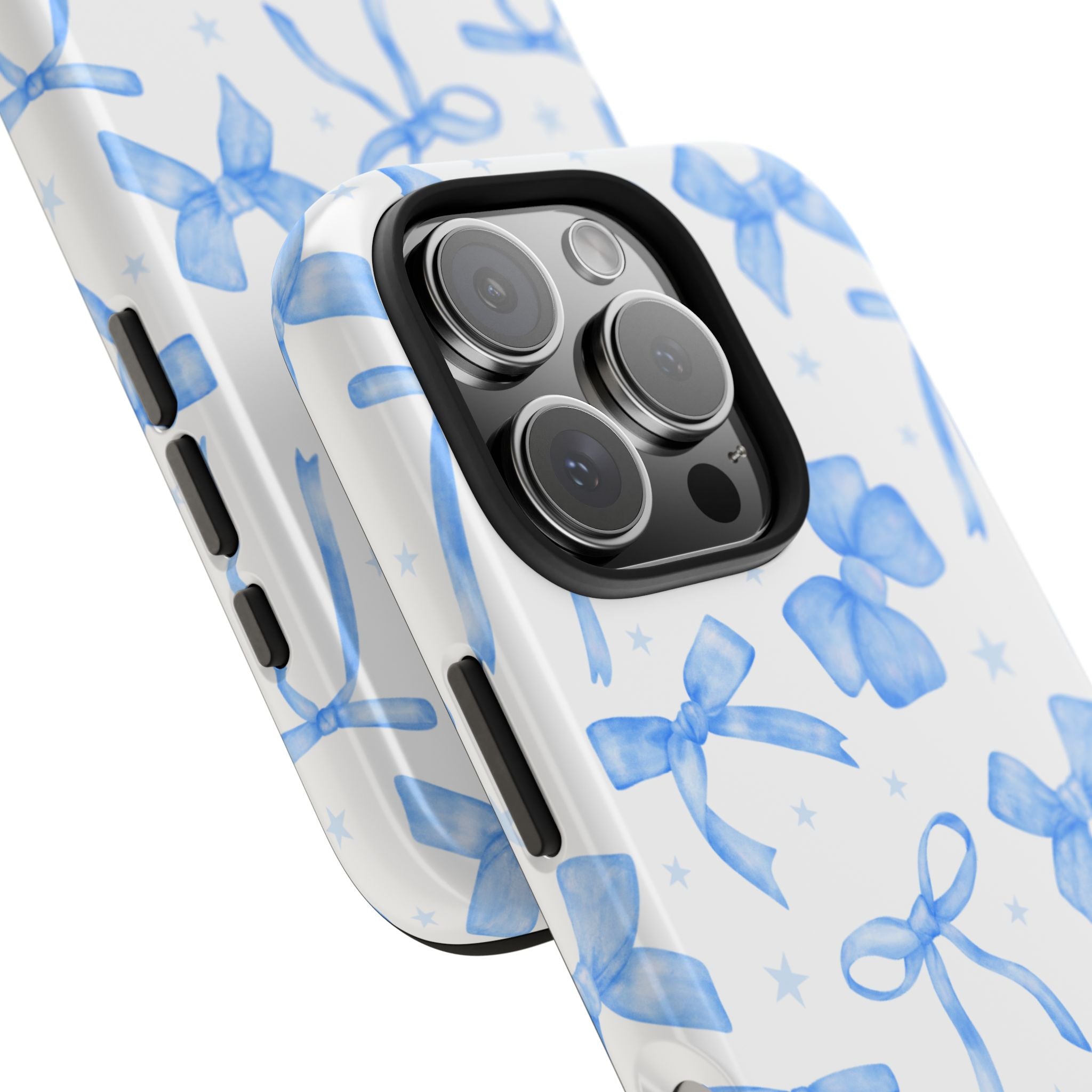 Cute Blue Ribbon Tough Phone Caseshop_name##product_colorPhone Case