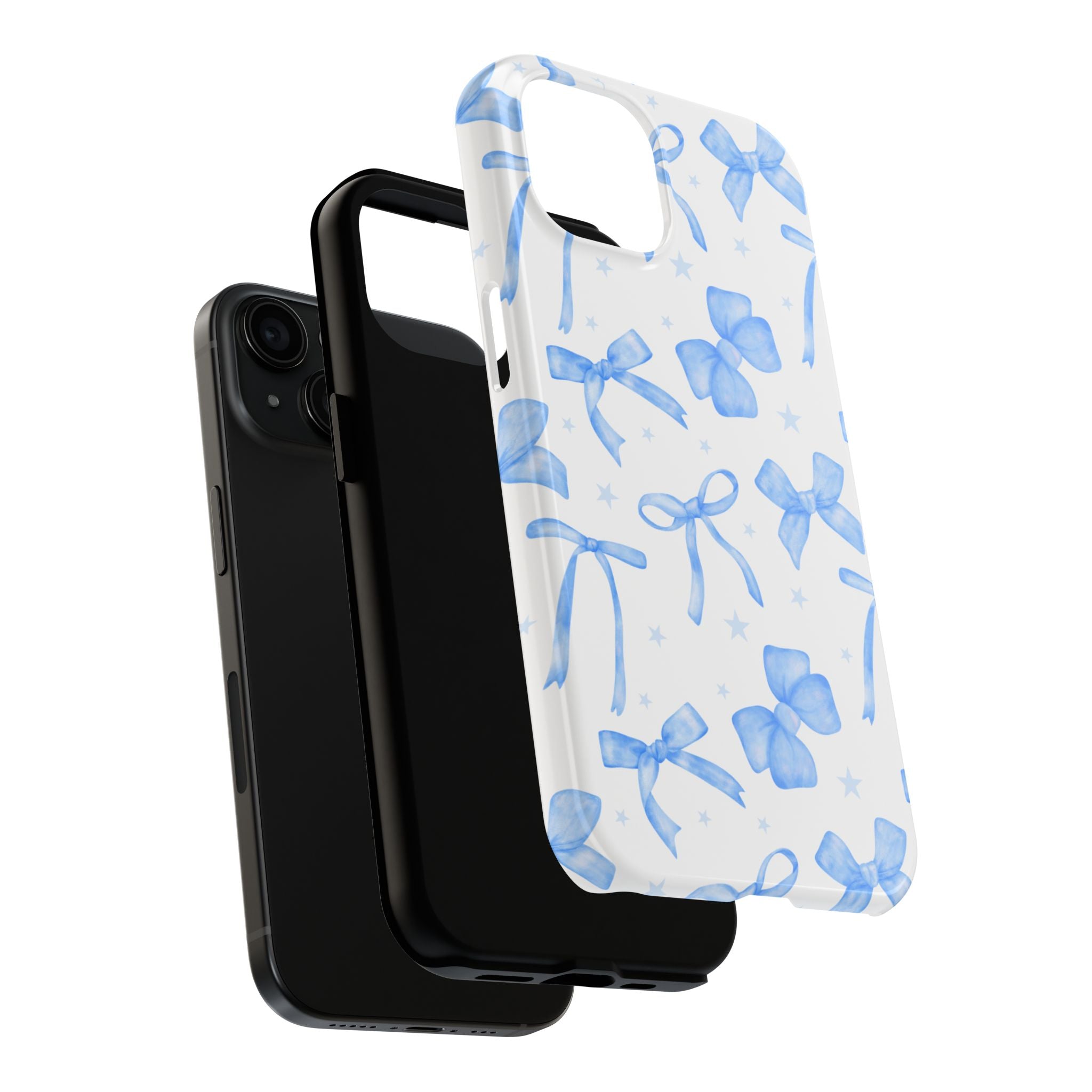 Cute Blue Ribbon Tough Phone Caseshop_name##product_colorPhone Case