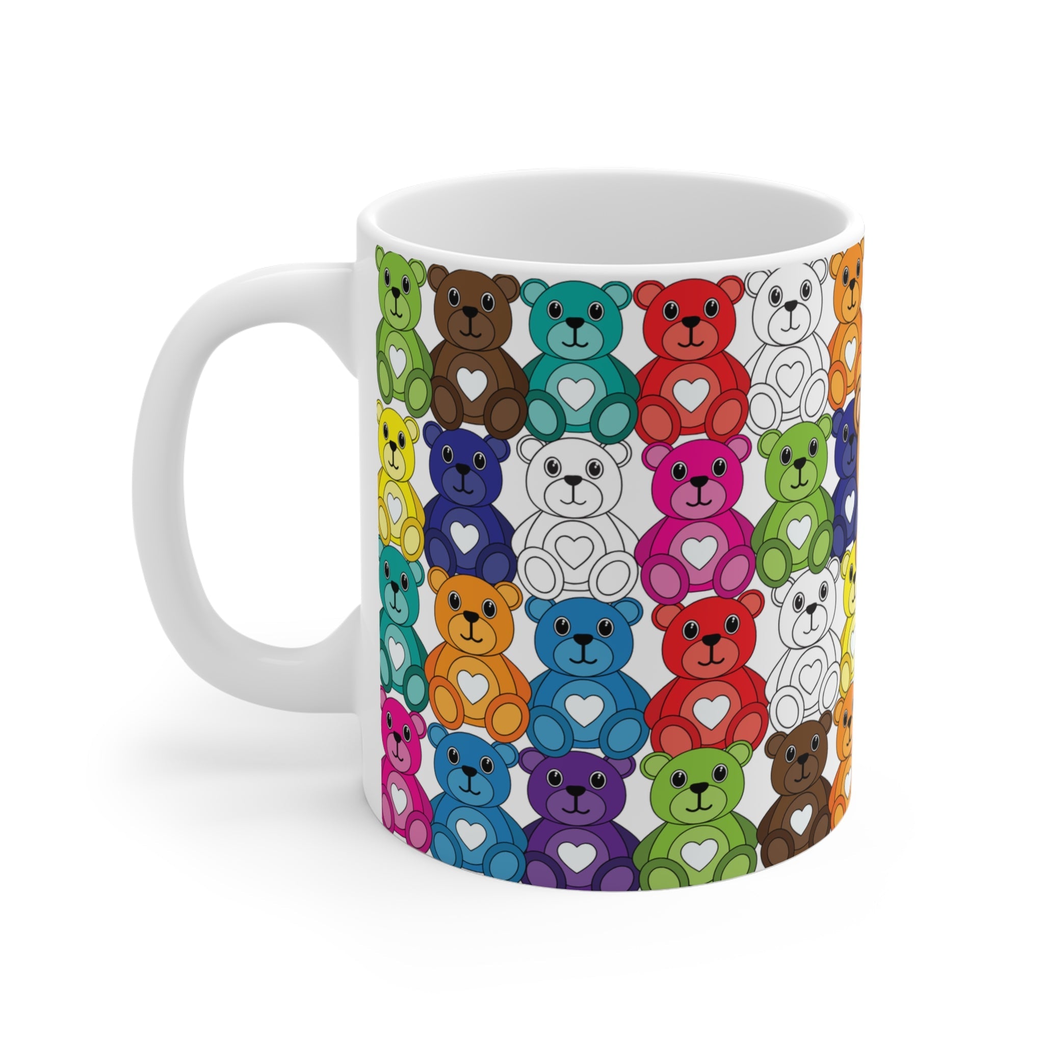 Colorful Cute Teddy Bear Heart Mugshop_name##product_color