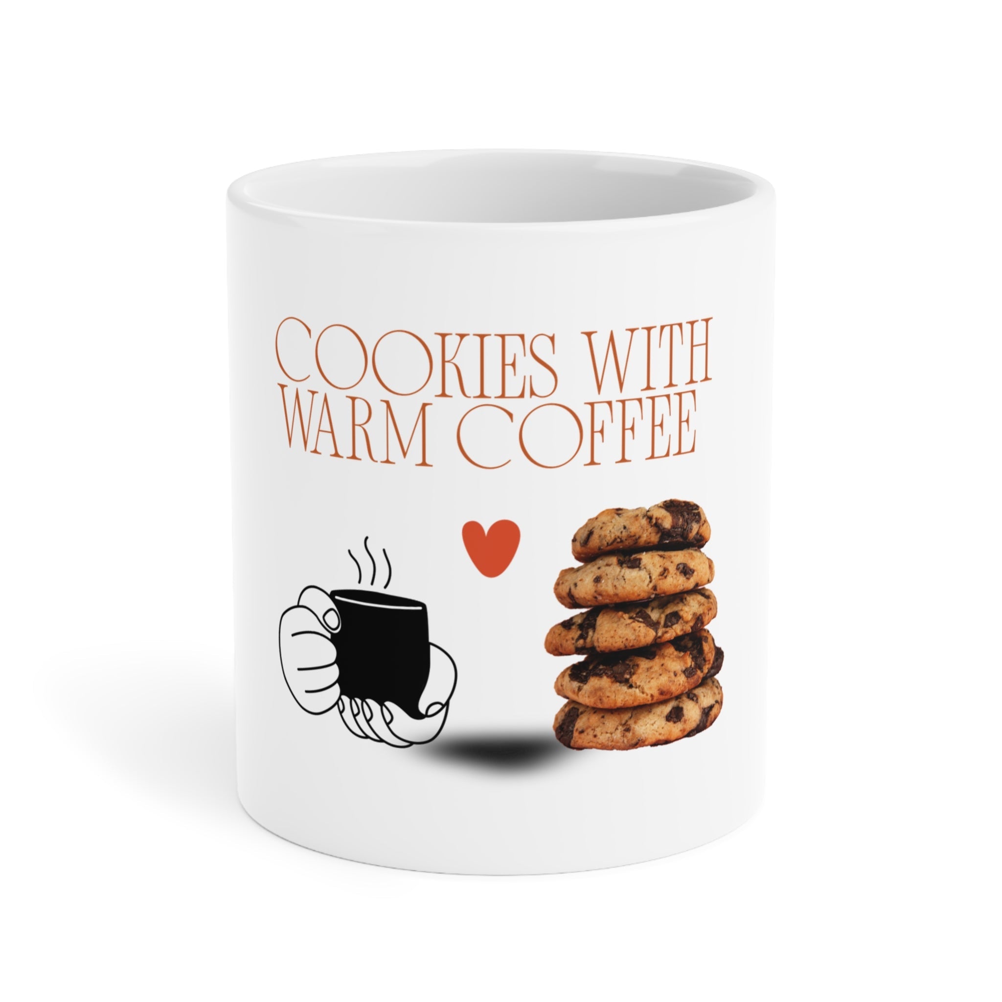 Chocolate Cookies with Warm Coffee Mugshop_name#Mug