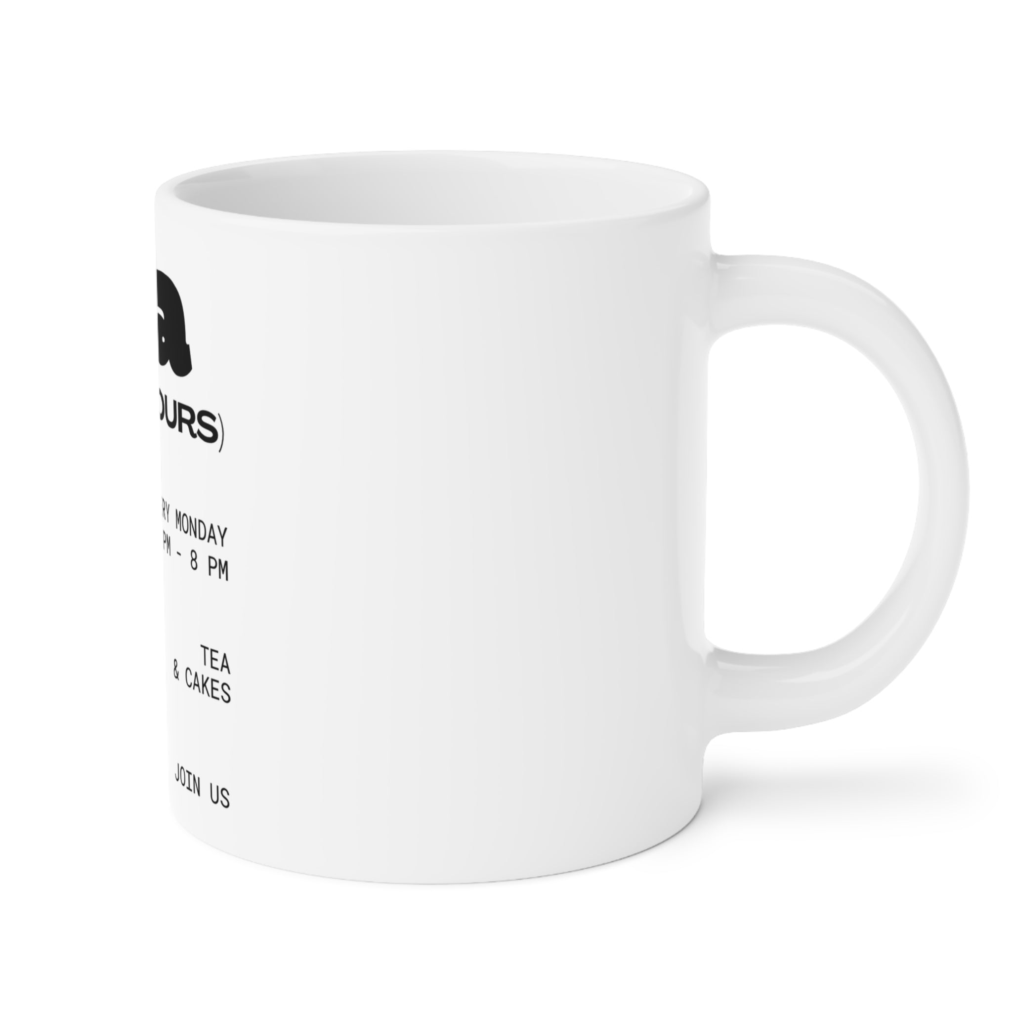 Tea Happy Hour Café Style Ceramic Mugshop_name##product_color