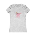 Let’s Go Girls Cowgirl Graphic athletic heather Tee with a soft 100% cotton on the front