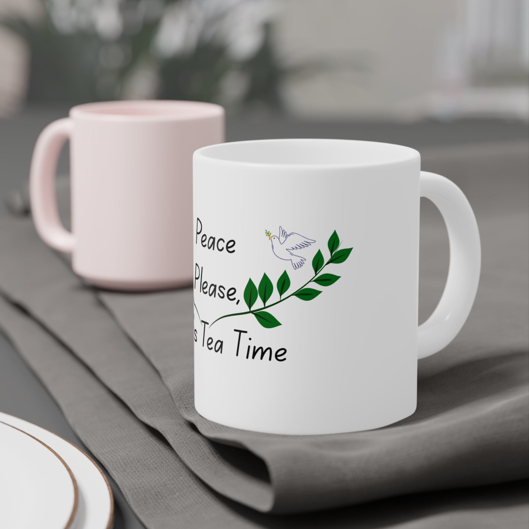 Peace, Please — It’s Tea Time Mugshop_name##product_color