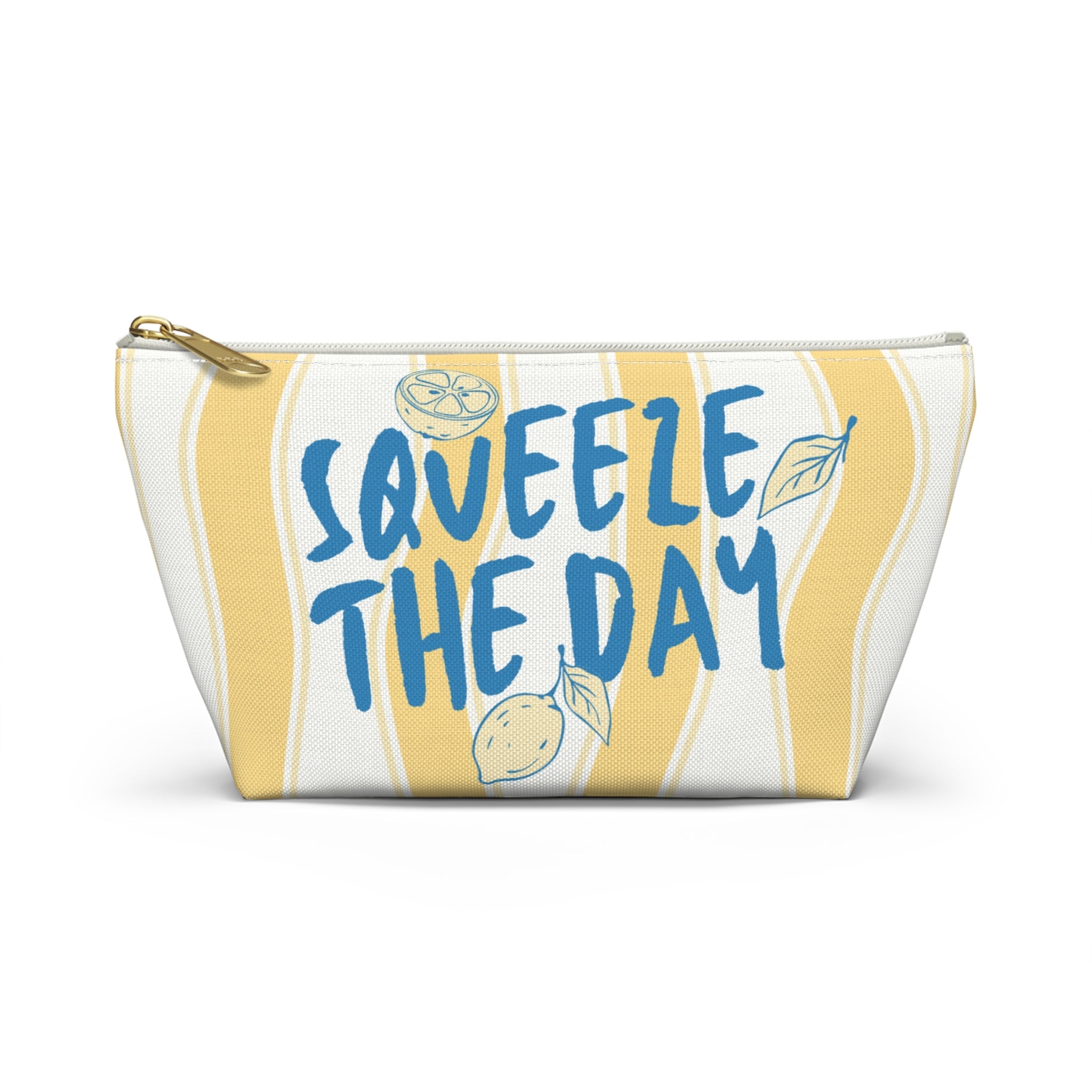 Squeeze the Day Lemon Stripe Accessory Pouchproduct_typeproduct_color