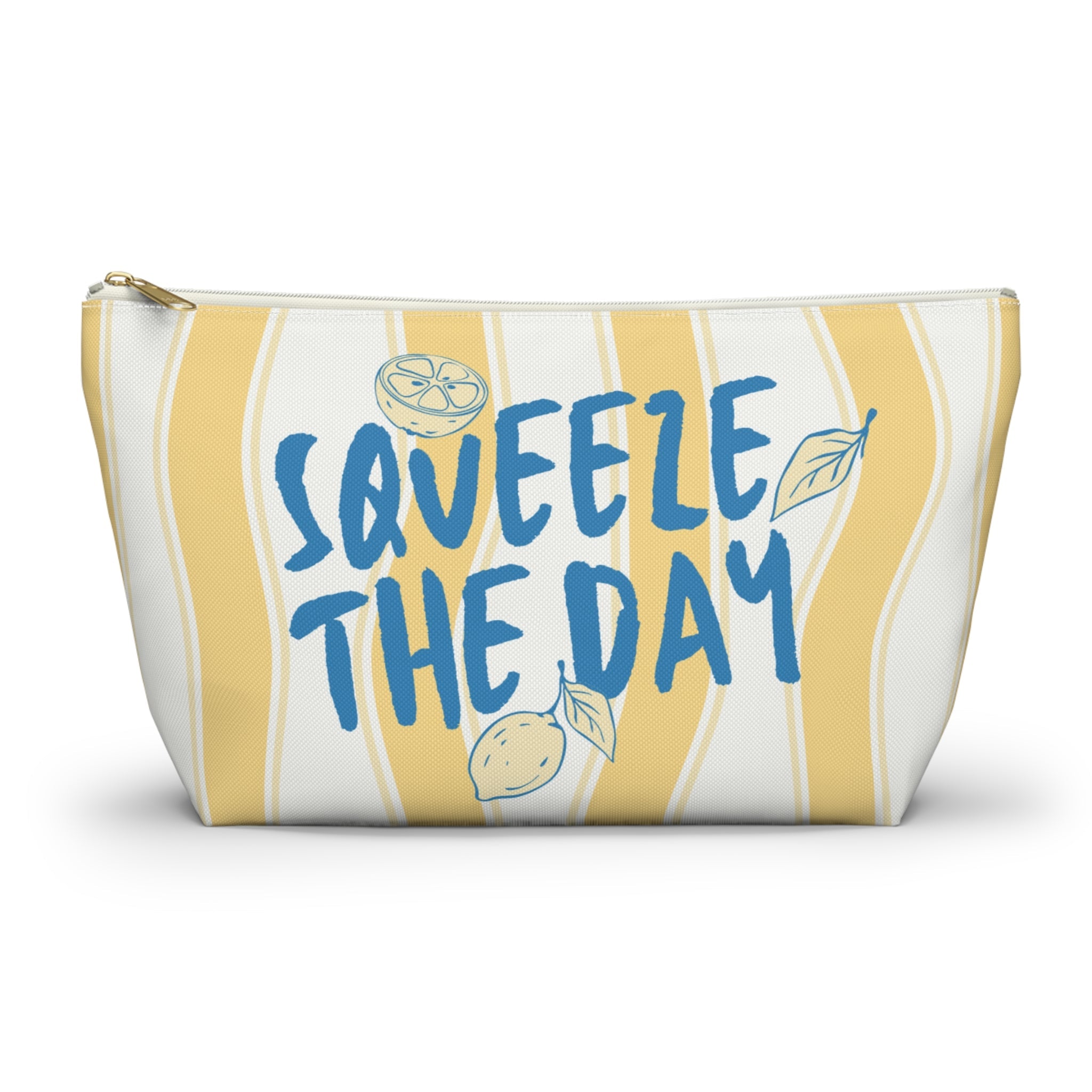 Squeeze the Day Lemon Stripe Accessory Pouchproduct_typeproduct_color