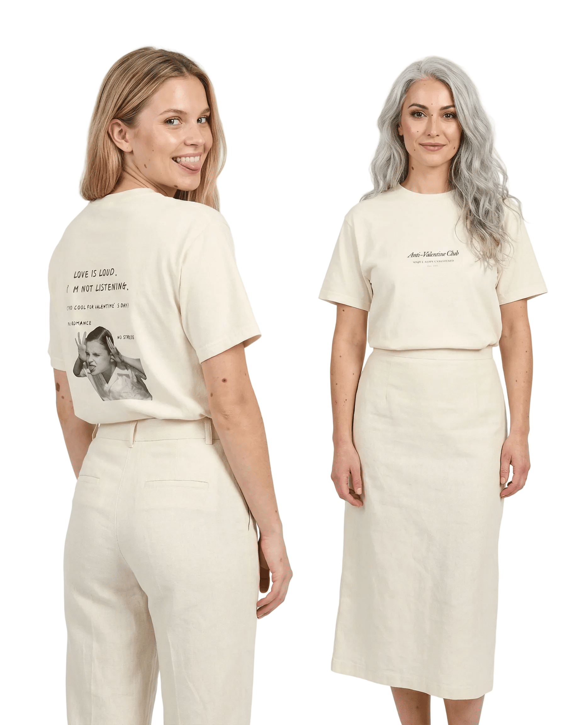 Women love is loud vintage back print t shirt retro graphic tee for casual wear
T-shirts with design on back