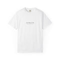 White anti-Valentine Club T-shirt with vintage lettering printed on the front